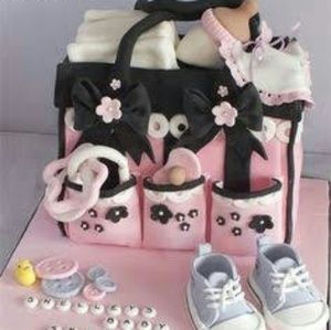 Handmade hand bags diaperbags diapercakes